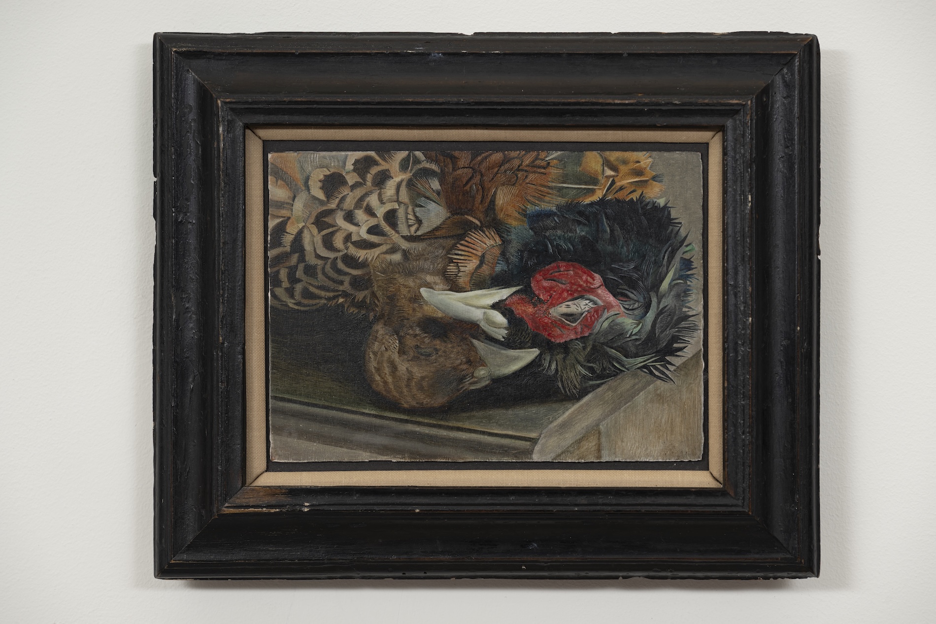 'Brace of Pheasants' (1952–53) – a painting by Lucian Freud of two dead pheasants, after a hunt.