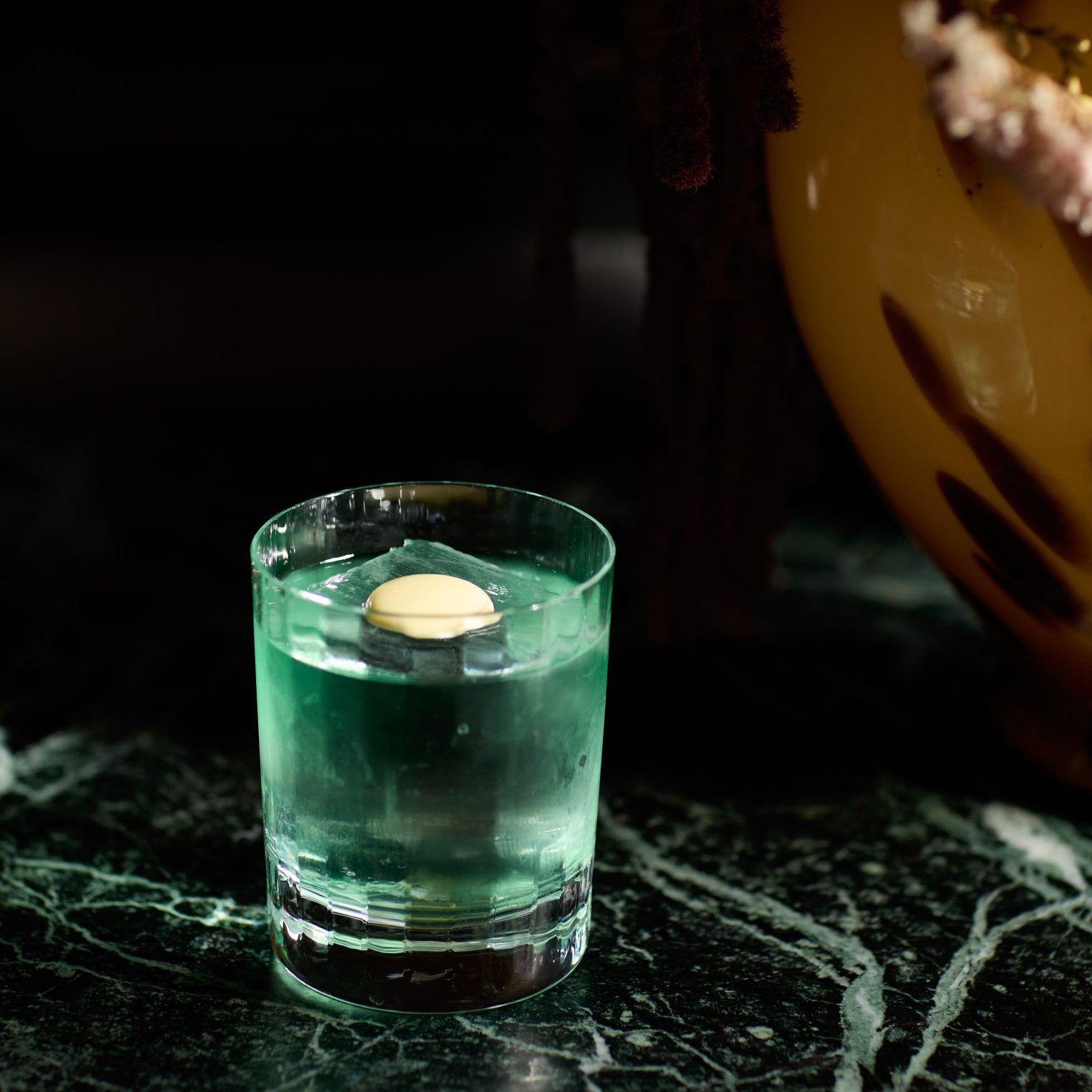 Crystal Grasshopper cocktail at Mount St. Restaurant