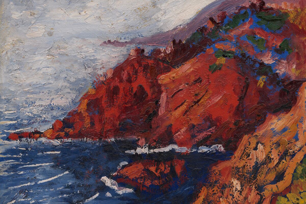 FRANCIS PICABIA, Les Rochers Rouges (The Red Rocks), c. 1942 – 1943