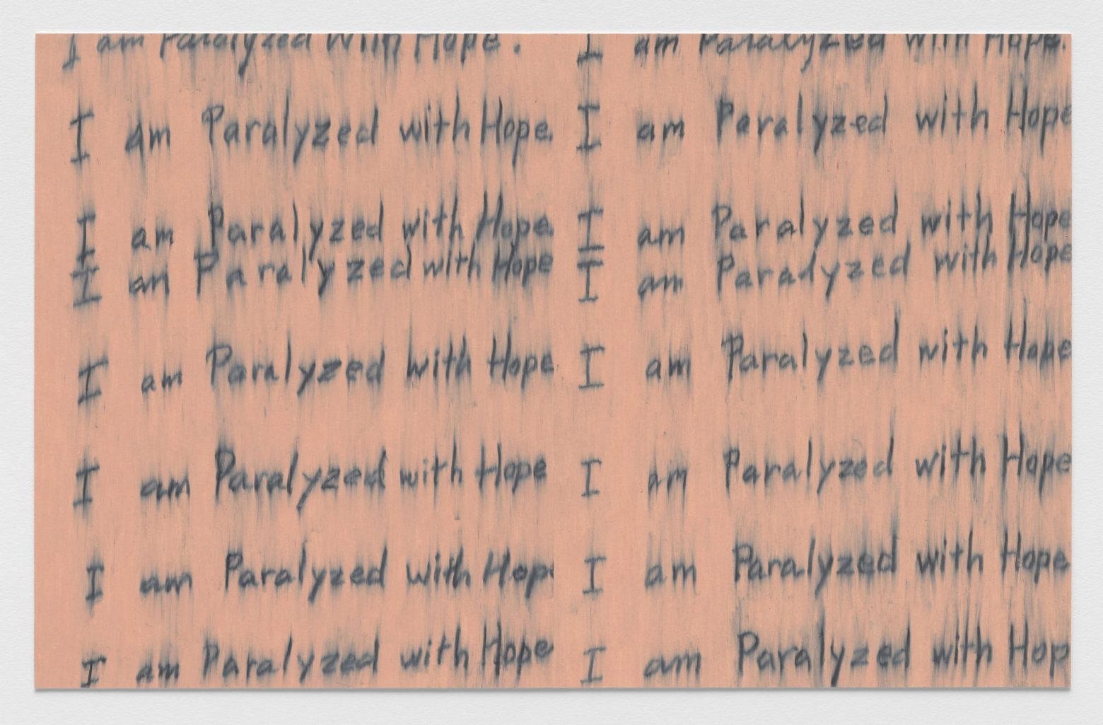 RONI HORN, Seizure of Hope (71), 2025