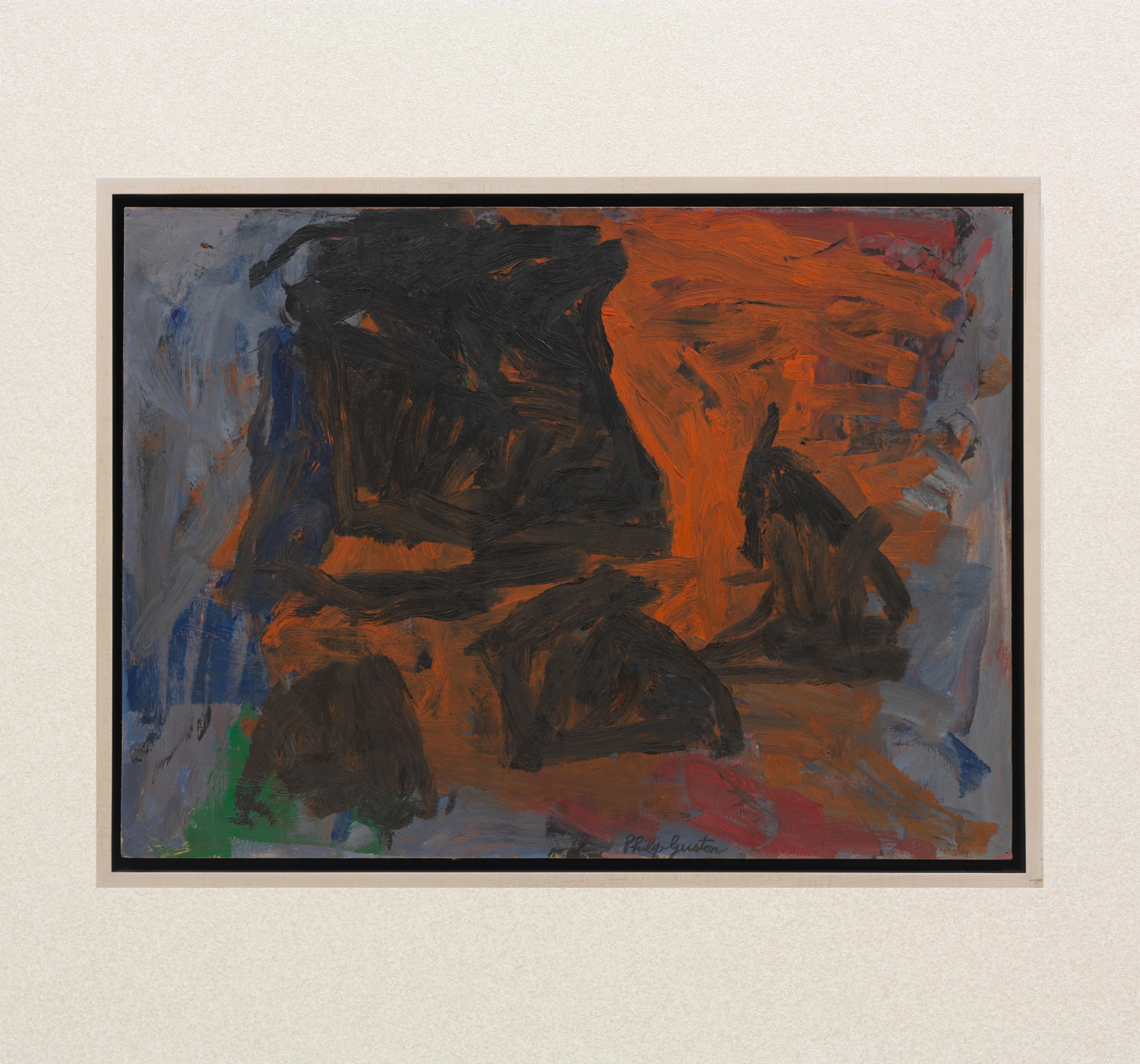 Philip Guston (1913 - 1980). The Light, 1960. Oil on paper mounted on panel